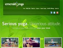 Tablet Screenshot of emeraldyoga.com